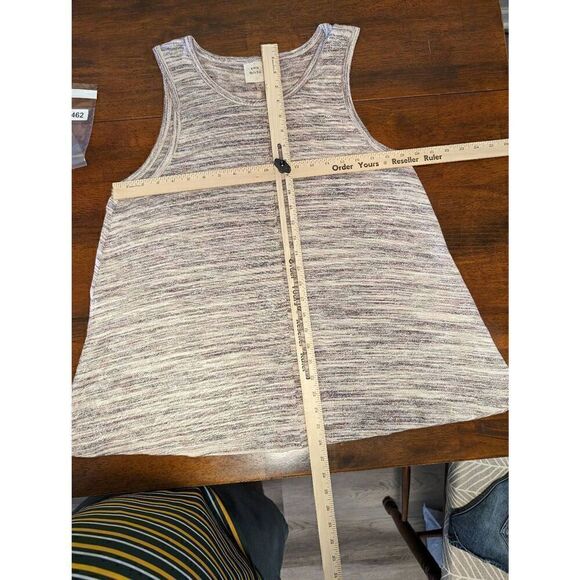 Knox Rose Striped Round Neck Sleeveless Blouse Tank Top Women's Size Extra Large - Picture 5 of 5